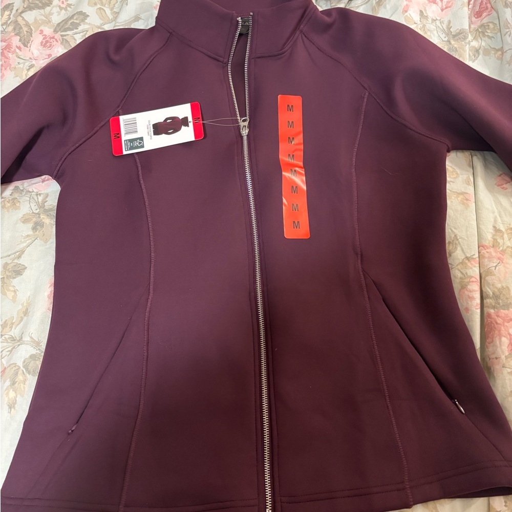 New Track Jacket Full Zip purple 32 degrees heat size M